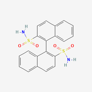 Chemical structure of (R)-1,1'-Binaphthalene-2,2'-sulfonimide