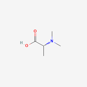 Chemical structure of (R)-2-(Dimethylamino)propanoic acid