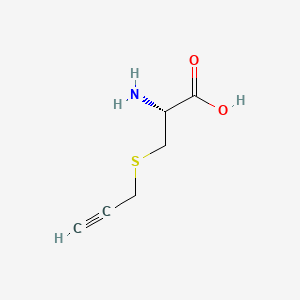 Chemical structure of (L)-3-(Propargylsulfenyl)-alanine