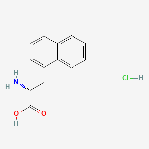 Chemical structure of 3-(1-Naphthyl)-D-alanine Hydrochloride