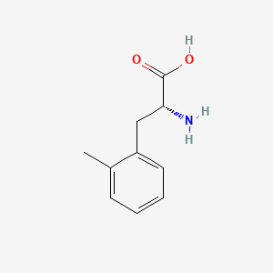 Chemical structure of (R)-2-Amino-3-(o-tolyl)propanoic acid