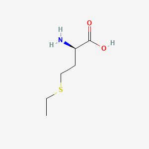 Chemical structure of DL-Ethionine