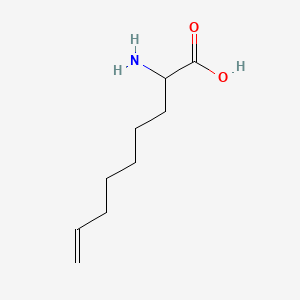 Chemical structure of (R)-2-aminonon-8-enoic acid