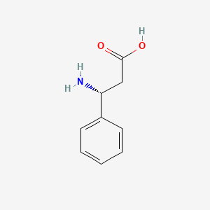 Chemical structure of (R)-3-Phenyl-beta-alanine