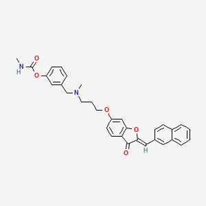 Chemical structure of (R)-5-Amino-2-(((benzyloxy)carbonyl)(trityl)amino)-5-oxopentanoic acid