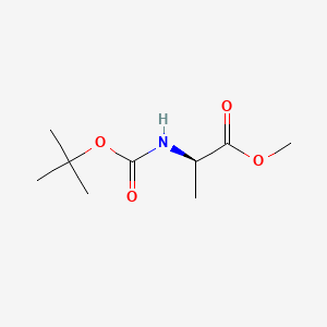 Chemical structure of Boc-D-alanine methyl ester
