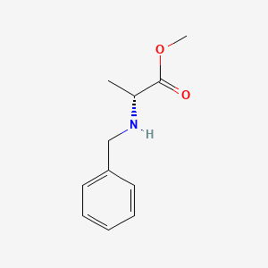 Chemical structure of (R)-Methyl 2-(benzylamino)propanoate