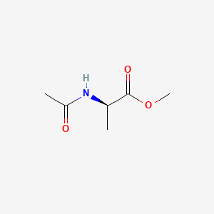 Chemical structure of (R)-Methyl 2-acetamidopropanoate