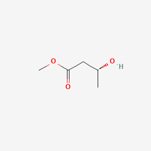 Chemical structure of (R)-Methyl 3-hydroxybutanoate