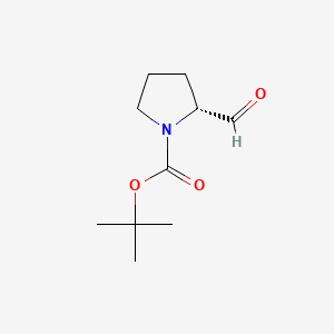 Chemical structure of N-(tert-Butoxycarbonyl)-D-prolinal