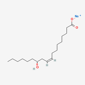 Chemical structure of Sodium Ricinoleate