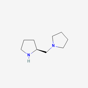 Chemical structure of 2-(Pyrrolidin-1-ylmethyl)pyrrolidine