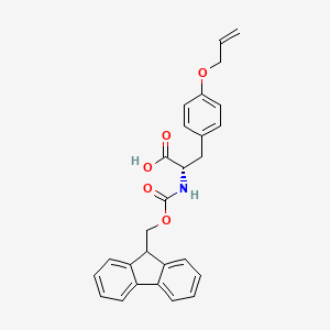 Chemical structure of Fmoc-Tyr(All)-OH