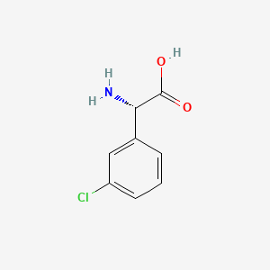 Chemical structure of L-3-Chlorophenylglycine