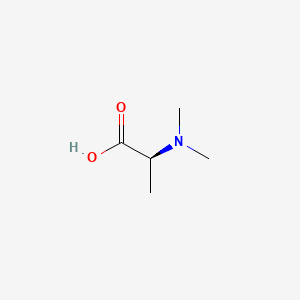 Chemical structure of (S)-2-(Dimethylamino)propanoic acid