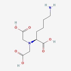 Chemical structure of N-(5-Amino-1-carboxypentyl)iminodiacetic acid