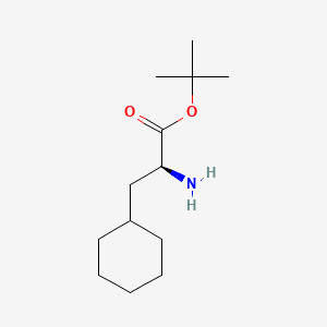 Chemical structure of (S)-2-Amino-2-(4-hydroxycyclohexyl)acetic acid