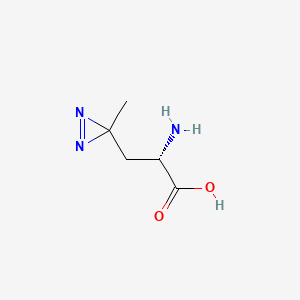 Chemical structure of L-Photo-leucine