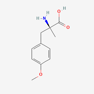 Chemical structure of O,alpha-dimethyl-L-tyrosine