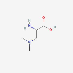 Chemical structure of 3-(Dimethylamino)alanine