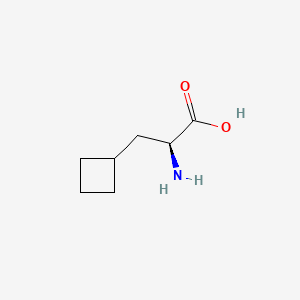 Chemical structure of 3-Cyclobutyl-L-alanine