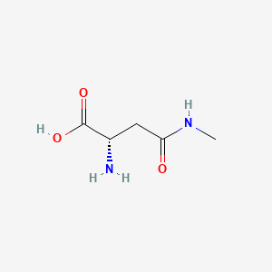 Chemical structure of N-Methyl-L-asparagine