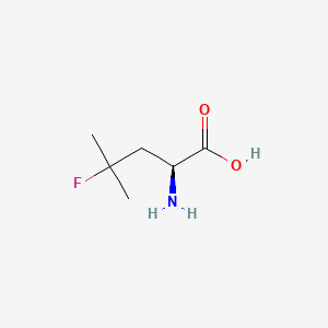 Chemical structure of 4-Fluoroleucine
