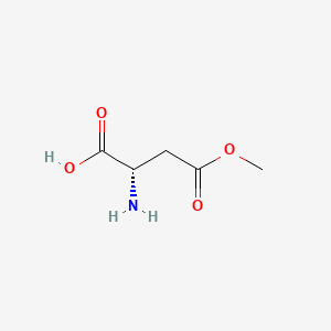 Chemical structure of Aspartic acid beta-methyl ester