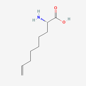 Chemical structure of (S)-2-aminonon-8-enoic acid