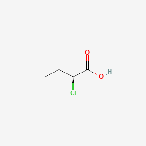 Chemical structure of (S)-2-Chlorobutyric Acid