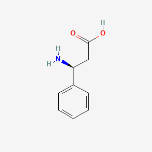 Chemical structure of (S)-3-Amino-3-phenylpropionic acid
