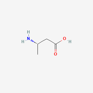Chemical structure of (S)-3-Aminobutyric acid