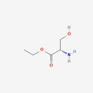 Chemical structure of Ethyl serinate