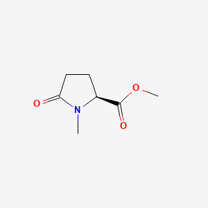 Chemical structure of Methyl (2S)-1-methyl-5-oxoprolinate