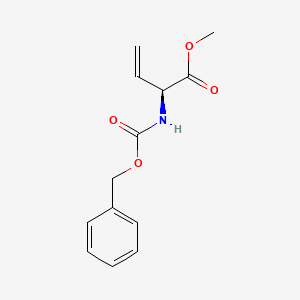 Chemical structure of Z-L-a-vinyl-Gly-OMe