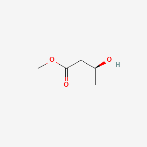 Chemical structure of (S)-Methyl 3-hydroxybutanoate