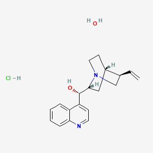 Chemical structure of Cinchonine monohydrochloride hydrate