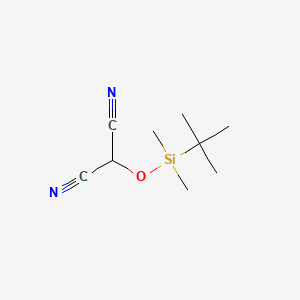 Chemical structure of (tert-Butyldimethylsilyloxy)malononitrile