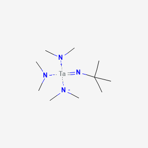 Chemical structure of (tert-Butylimino)tris(dimethylamino)tantalum