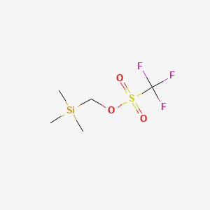 Chemical structure of (Trimethylsilyl)methyl trifluoromethanesulfonate