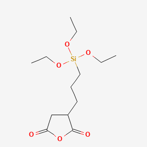Chemical structure of [(3-Triethoxysilyl)propyl]succinic Anhydride