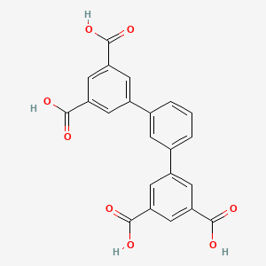 Chemical structure of [1,1:3,1-Terphenyl]-3,3,5,5-tetracarboxylic acid