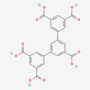 Chemical structure of [1,1':3',1''-Terphenyl]-3,3'',5,5',5''-pentacarboxylic acid