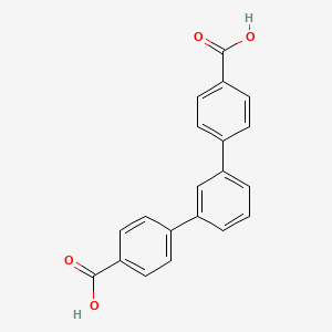 Chemical structure of [1,1':3',1''-Terphenyl]-4,4''-dicarboxylic acid