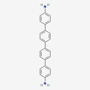 Chemical structure of p,p'-Diaminoquaterphenyl