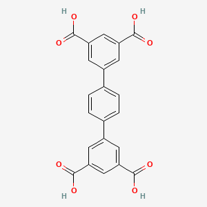 Chemical structure of [1,1':4',1''-Terphenyl]-3,3'',5,5''-tetracarboxylic acid
