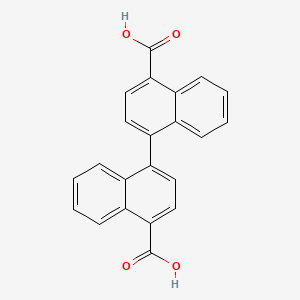 Chemical structure of [1,1'-Binaphthalene]-4,4'-dicarboxylic acid