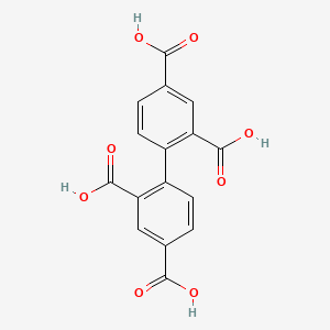 Chemical structure of [1,1'-Biphenyl]-2,2',4,4'-tetracarboxylic acid