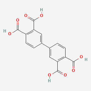 Chemical structure of [1,1'-Biphenyl]-3,3',4,4'-tetracarboxylic acid