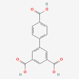 Chemical structure of [1,1'-Biphenyl]-3,4',5-tricarboxylic acid